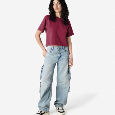 American Apparel® Boxy Cropped T-Shirt Thumbnail