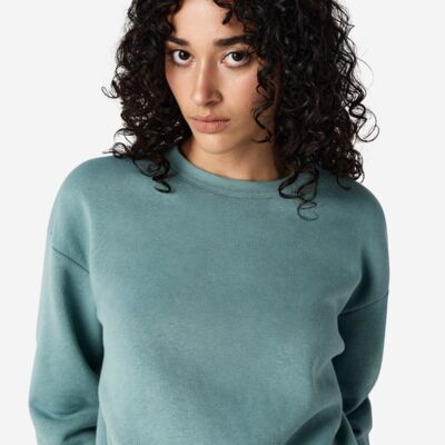 Women's Classic Cropped Crewneck Sweatshirt Thumbnail