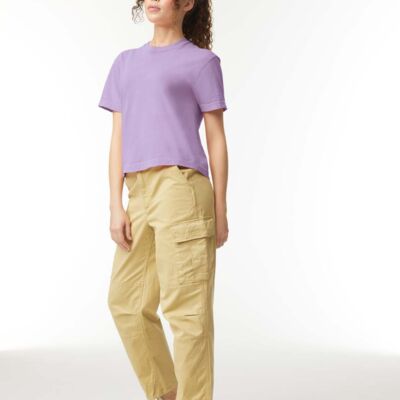 Womens Boxy Cropped T-Shirt Thumbnail