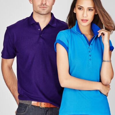 Women's Pique Knit Polo Thumbnail