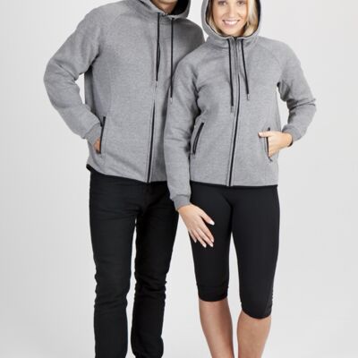 Womens 320gsm Soft cotton/bonded polar fleece Hoodie Thumbnail