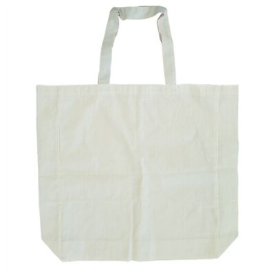 Calico Short Handle Shopping Tote 370mm x 420mm Thumbnail