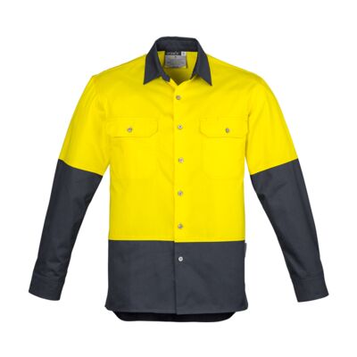 Syzmik Men's Hi Vis Spliced Industrial Shirt Thumbnail