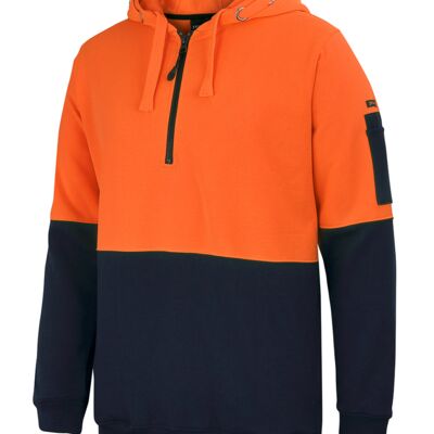 JB's Wear Hi Vis 1/2 Zip Hoodie Thumbnail