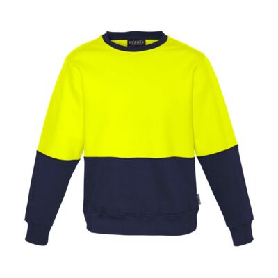 Syzmik Workwear Unisex Hi Vis Crew Sweatshirt ZT475 Thumbnail